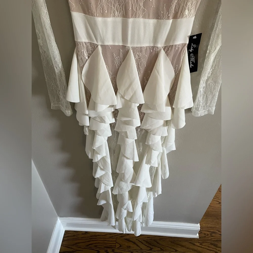 ALAMOUR BLITHE LA NWT lace gown maxi dress - Picture 8 of 9